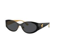 Versace Femme Sunglass VE2263 - Couleur du Monture: Noir, Couleur de Lentille: Gris foncé
