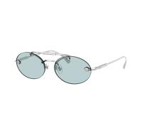 Versace Femme Sunglass VE2295 - Couleur du Monture: Argent, Couleur de Lentille: Bleu clair