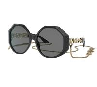 Versace Femme Sunglass VE4395 - Couleur du Monture: Noir, Couleur de Lentille: Gris foncé