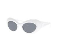 Versace Femme Sunglass VE4456U - Couleur du Monture: Blanc, Couleur de Lentille: Gris