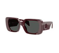 Versace Femme Sunglass VE4473U - Couleur du Monture: Bordeaux, Couleur de Lentille: Gris foncé