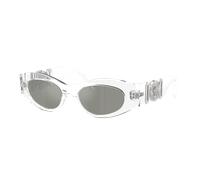 Versace Femme Sunglass VE4480U - Couleur du Monture: Cristal, Couleur de Lentille: Miroir Vert et Argent