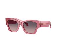 Versace Femme Sunglass VE4492U - Couleur du Monture: Rose transparent, Couleur de Lentille: Gris dégradé Rose