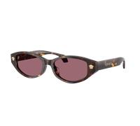 Versace Femme Sunglass VE4512D - Couleur du Monture: Havana, Couleur de Lentille: Violet