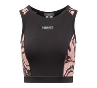 Versace, Femme, Tops, Noir, Taille: 38 FR Top Soutien-Gorge de Sport