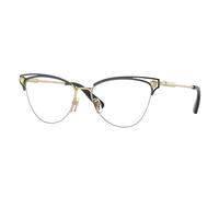 Versace Femme VE1280 1433 Montures optiques Acier Noir Transparent Cat Eye Normale