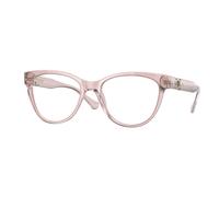 Versace Femme VE3304 5339 Montures optiques Acétate Rose Transparent Cat Eye Normale