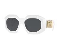 Versace Femme VE4424U 314/87 Lunettes de soleil Nylon Blanc Gris Géométrique Normale