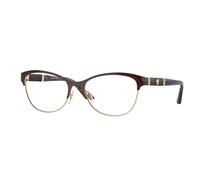 Versace Femme Versace VE1233Q 1344 Montures optiques Métal Marron Géométrique Normale