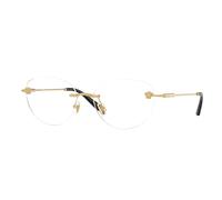 Versace Femme Versace VE1305 1002 Montures optiques Métal Or Ronde Normale