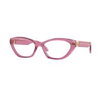 Versace Femme Versace VE3356 5469 Montures optiques Acétate Rose Transparent Cat Eye Normale
