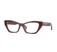 Versace Femme Versace VE3373U 5512 Montures optiques Acétate Rouge Cat Eye Normale