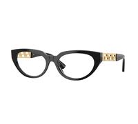 Versace Femme Versace VE3383 GB1 Montures optiques Acétate Noir Cat Eye Normale