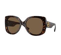 Versace Femme Versace VE4387 108/73 Lunettes de soleil Acétate Tortue Marron Carré Normale