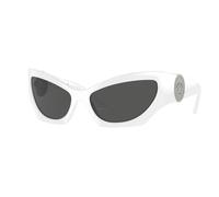 Versace Femme Versace VE4450 314/87 Lunettes de soleil Injecté Blanc Gris Cat Eye Normale