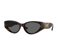 Versace Femme Versace VE4454 542987 Lunettes de soleil Acétate Tortue Gris Cat Eye Normale