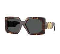 Versace Femme Versace VE4478U 108/87 Lunettes de soleil Injecté Tortue Gris Carré Normale