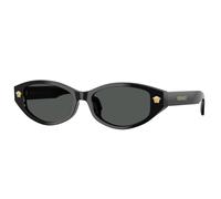 Versace Femme Versace VE4512D GB1/87 Lunettes de soleil Acétate Noir Gris Cat Eye Normale