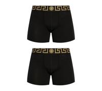 Versace - Greca Border Briefs 2-Pack - Homme - Sous-vêtements - Noir - Taille: 2XL