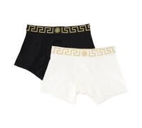 Versace - Greca Border Long Trunks 2-Pack - Homme - Sous-vêtements - Multicolore - Taille: 2XL
