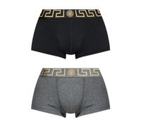 Versace - Greca Border Trunks 2-Pack - Homme - Sous-vêtements - Multicolore - Taille: XL