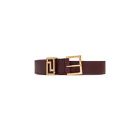 Versace - Greca Goddess Leather Belt 3 cm - Femme - Accessoires - Rouge - Taille: 70 CM