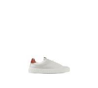 Versace - Greca Leather Baskets - Femme - Chaussures - Blanc - Taille: 38 EU