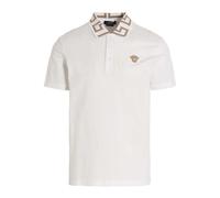 Versace - Greca Polo - Homme - Tops - Blanc - Taille: 2XL