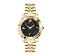 Versace Greca Signature VEVC01121 Montre pour femme signature Greca sur le boîtier Bracelet en acier inoxydable 38 mm