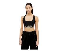 Versace - Greca Trim Sports Bra - Femme - Tops - Noir - Taille: 36 FR