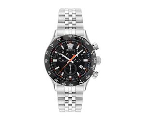 Versace - Hellenyium Chrono - Homme - Accessoires - Gris - Taille: ONE Size