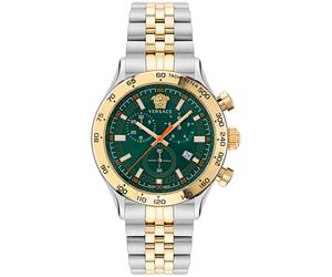Versace Hellenyium Chrono VE2U00522 - Homme - 44 mm - Analogique - Quartz - Verre saphir