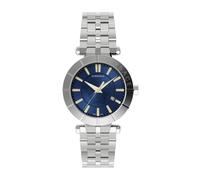 Versace, Homme, Accessoires, Gris, Taille: ONE Size V-Race Acier Inoxydable Cadran Bleu Montre