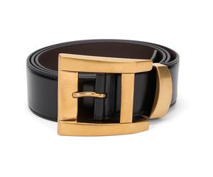Versace, Homme, Accessoires, Noir, Taille: 80 CM Ceinture en cuir 4 cm