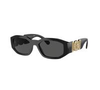 Versace Homme Sunglass Biggie - Couleur du Monture: Noir, Couleur de Lentille: Gris foncé