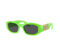 Versace Homme Sunglass Biggie - Couleur du Monture: Vert Fluo, Couleur de Lentille: Gris foncé
