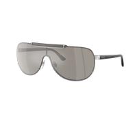 Versace Homme Sunglass VE2140 - Couleur du Monture: Argent, Couleur de Lentille: Gris clair Effet miroir Agent