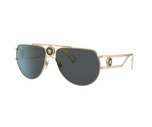 Versace Homme Sunglass VE2225 - Couleur du Monture: Or, Couleur de Lentille: Gris