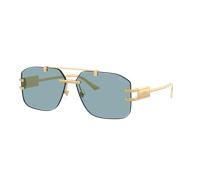 Versace Homme Sunglass VE2275 - Couleur du Monture: Or, Couleur de Lentille: Bleu
