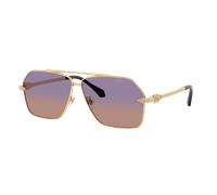 Versace Homme Sunglass VE2284 - Couleur du Monture: Or, Couleur de Lentille: Dégradé moitié clair orange violet