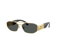 Versace Homme Sunglass VE2287 - Couleur du Monture: Or, Couleur de Lentille: Gris foncé