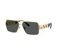 Versace Homme Sunglass VE2290 - Couleur du Monture: Or, Couleur de Lentille: Gris foncé