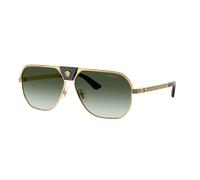 Versace Homme Sunglass VE2294 - Couleur du Monture: Or, Couleur de Lentille: Dégradé Vert