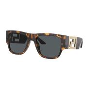 Versace Homme Sunglass VE4403 - Couleur du Monture: Havana, Couleur de Lentille: Gris foncé