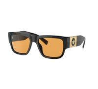Versace Homme Sunglass VE4406 - Couleur du Monture: Noir, Couleur de Lentille: Orange
