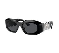 Versace Homme Sunglass VE4425U - Couleur du Monture: Noir, Couleur de Lentille: Gris foncé
