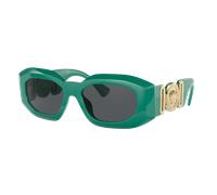 Versace Homme Sunglass VE4425U - Couleur du Monture: Vert, Couleur de Lentille: Gris foncé