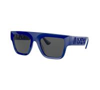Versace Homme Sunglass VE4430U - Couleur du Monture: Bleuet, Couleur de Lentille: Gris foncé