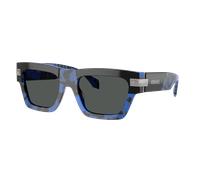 Versace Homme Sunglass VE4464 - Couleur du Monture: Havana Bleu, Couleur de Lentille: Gris foncé