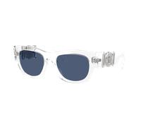 Versace Homme Sunglass VE4479U - Couleur du Monture: Cristal, Couleur de Lentille: Bleu